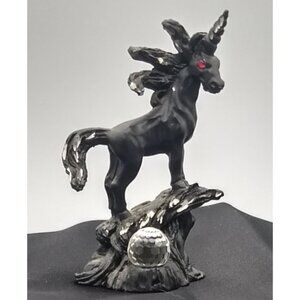 Black Pewter Diamond Cut Figurine